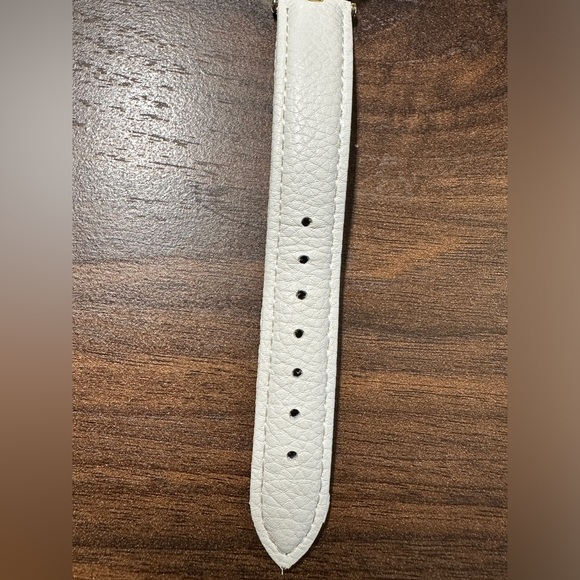 ANNE KLEIN WATCH WITH WHITE LEATHER BAND - Picture 3 of 8